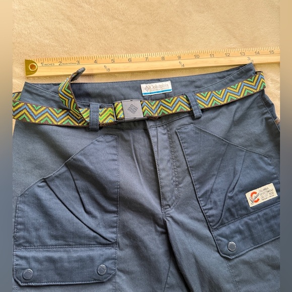 Columbia Women's Kestrel Trail II Omni-Shield Capri Pants Navy Blue Size 4 - Picture 9 of 11